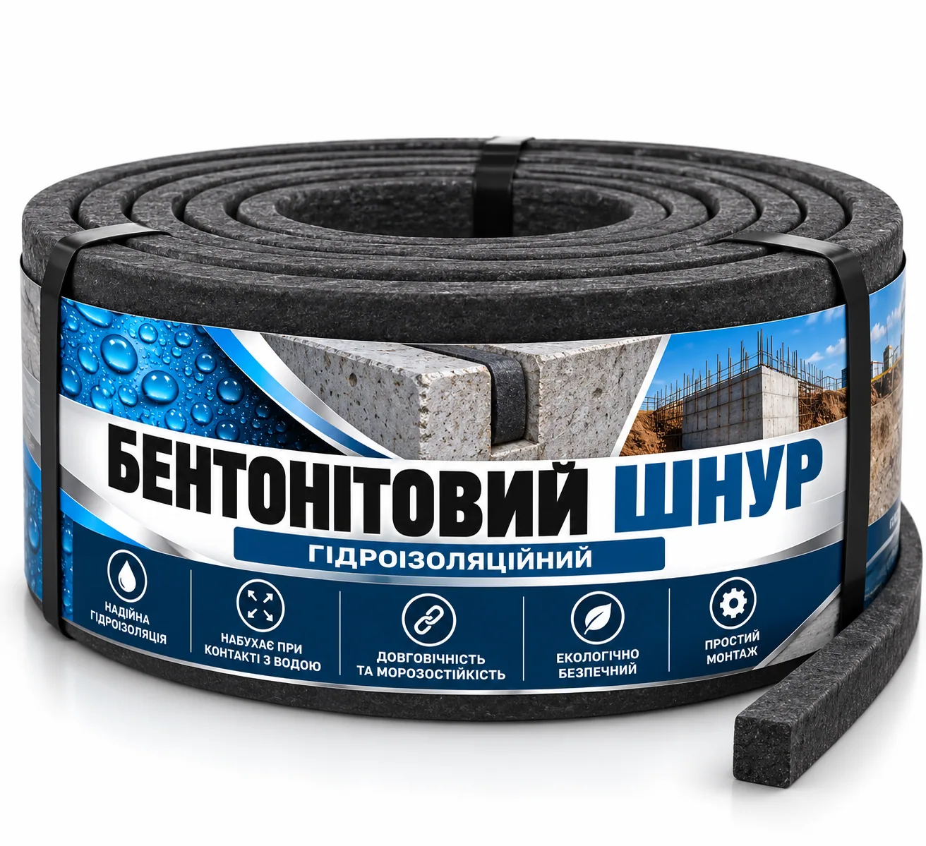 Бентонітовий шнур